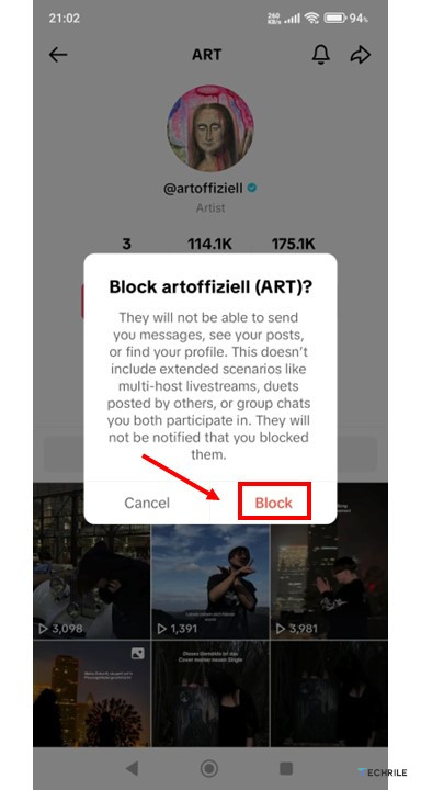 How to Block Someone on TikTok Using Android