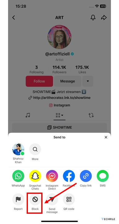 How to Block Someone on TikTok Using iPhone