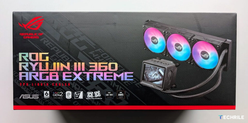 ASUS ROG Ryujin III 360 ARGB Extreme Processor Cooler Review