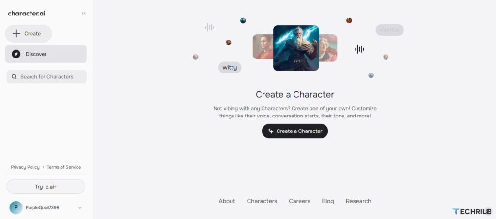 How to Create and Delete Characters on Character AI