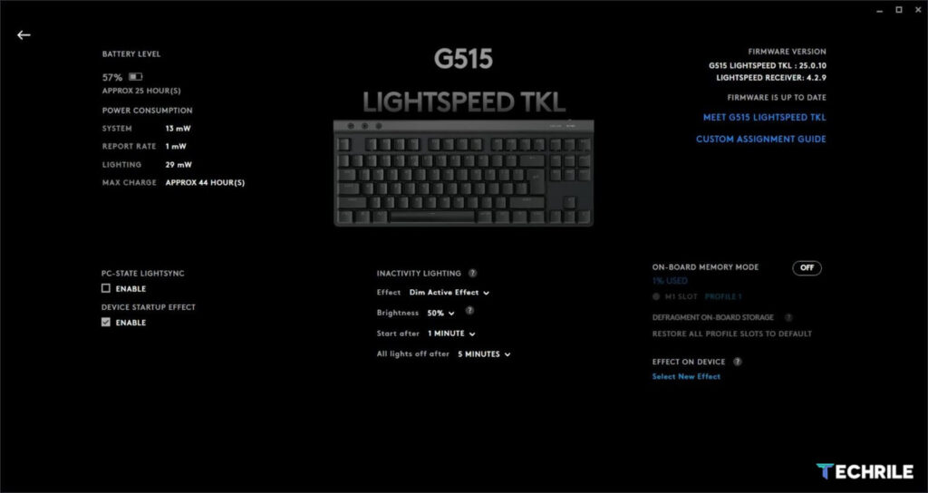 Logitech G515 LIGHTSPEED TKL Wireless Keyboard Review